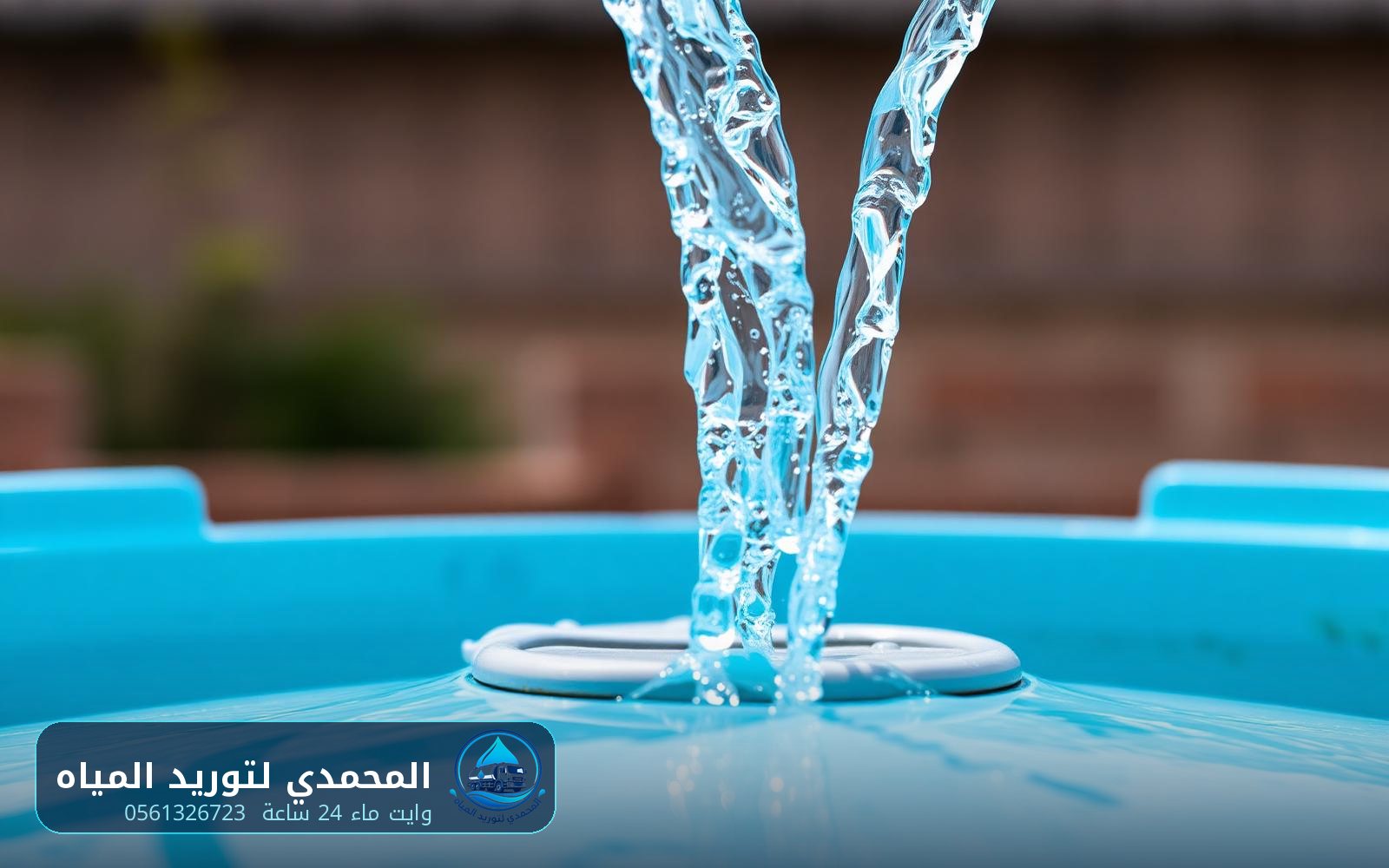وايت ماء بالظهران — مياه عذبة نظيفة أثناء تعبئة خزان المنزل